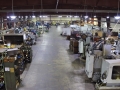 East shop main aisle between machining and assembly areas